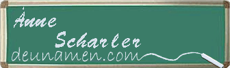 Änne Scharler Visitenkarte
